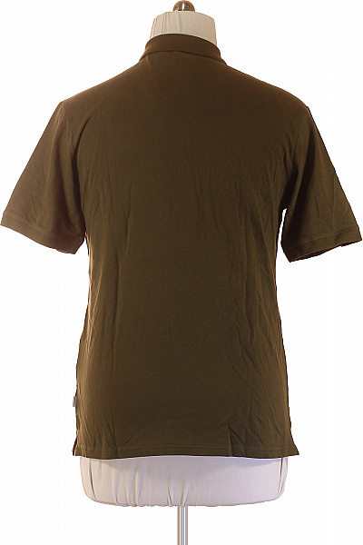 JACK & JONES Pánské bavlněné tričko s krátkým rukávem a límečkem khaki jednobarevné basic polo Velikost L | JACK & JONES | obrázek 3