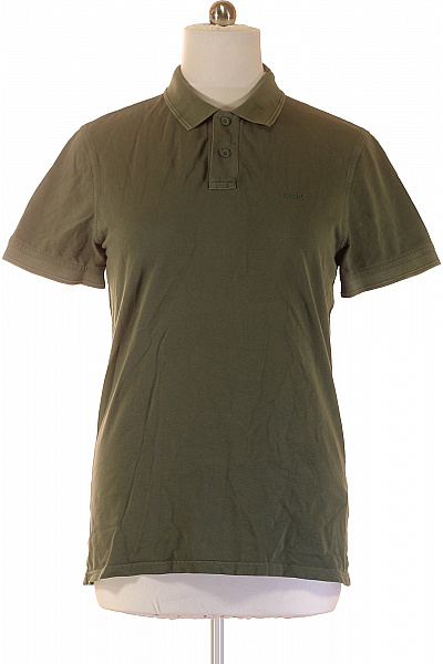 Hugo Boss Pánské bavlněné polo tričko krátký rukáv khaki jednobarevné basic Velikost l | Hugo Boss | obrázek 2