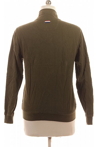 U.S.POLO ASSN. Zelená mikina s dlouhým rukávem a výšivkou na zip Vel. EU M | U.S.POLO ASSN. | obrázek 3