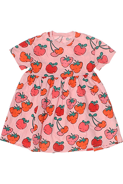 Next Dívčí bavlněné šaty s potiskem ovoce růžové Vel. 122 cm | Next | obrázek 2