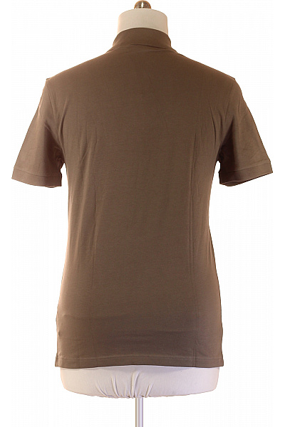 Hugo Boss Pánské bavlněné polo tričko s krátkým rukávem hnědé Vel. L | Hugo Boss | obrázek 2