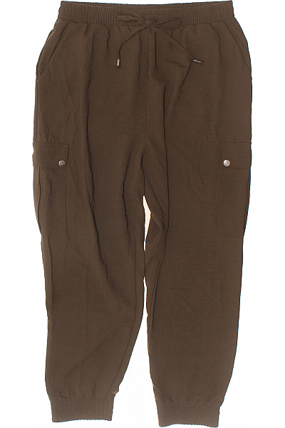 Dorothy Perkins Dámské Cargo Kalhoty Hnědé Volnočasové S Kapsami Velikost 42