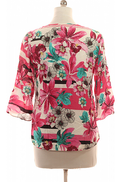 GERRY WEBER Dámská halenka s dlouhým rukávem a potiskem květinová pruhovaná Velikost 38 | GERRY WEBER | obrázek 3