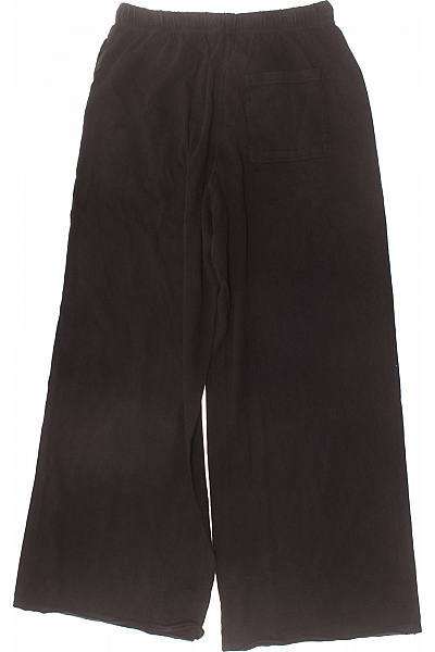American Vintage Dámské bavlněné široké volnočasové kalhoty černé Vel. 38 | American Vintage | obrázek 3