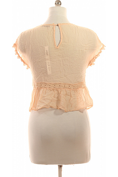 MANGO Dámská halenka bez rukávů krajková vyšívaná crop letní boho Vel. EU XS | MANGO | obrázek 3