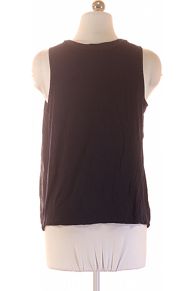 MANGO Dámská černá halenka bez rukávů s výstřihem do V Velikost S | MANGO | obrázek 2