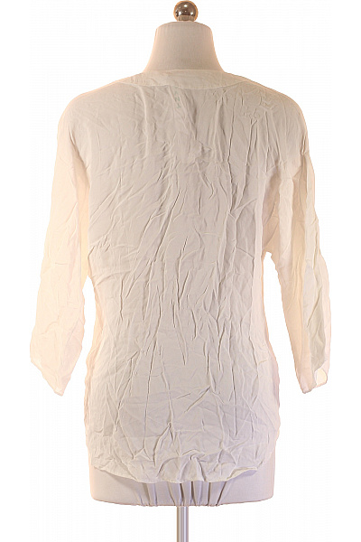 ZARA Bílá halenka s krátkým rukávem a výstřihem do V Velikost XS | ZARA | obrázek 3