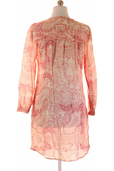 InWear dámské šaty s dlouhým rukávem růžové paisley volnočasové boho Vel. EU 36 | InWear | obrázek 3