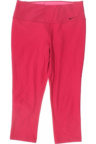 Nike růžové tříčtvrteční sportovní legínové kalhoty Velikost S | Nike | obrázek 2