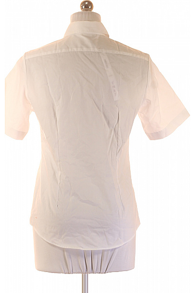 OLYMP Dámská bílá bavlněná košile s krátkým rukávem elegantní business regular fit Vel. 36 | OLYMP | obrázek 2