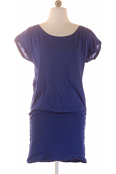 s.OLIVER Dámské tričkové šaty modré volnočasové Vel. 32 | s.OLIVER | obrázek 2