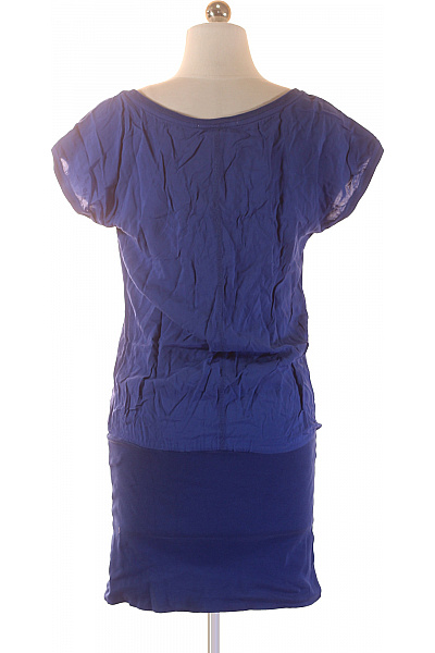 s.OLIVER Dámské tričkové šaty modré volnočasové Vel. 32 | s.OLIVER | obrázek 3