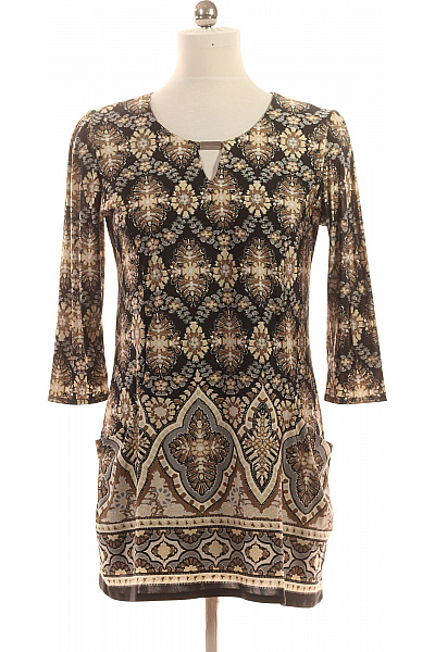 Wallis Dámské šaty s dlouhým rukávem a kapsami boho květované Vel. M | Wallis | obrázek 2