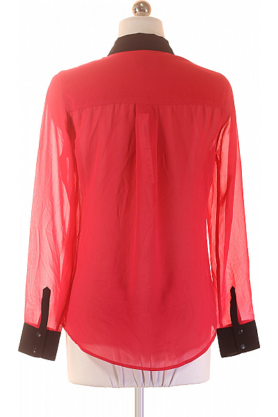 Guess dámská červená průhledná košile s dlouhým rukávem Velikost EU 32 | Guess | obrázek 2