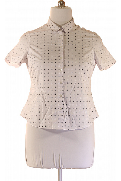 Marks & Spencer Dámská košile krátký rukáv vzorovaná elegantní bavlněné Vel. EU 46 | Marks & Spencer | obrázek 2