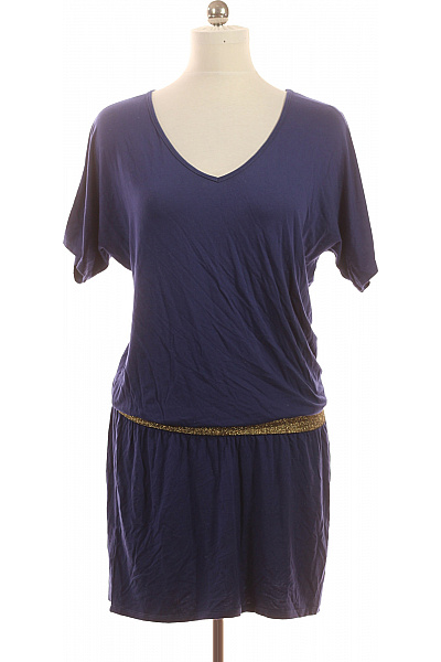 Envie du Fraise Dámské modré šaty tričkové s páskem Vel. M | Envie du Fraise | obrázek 2