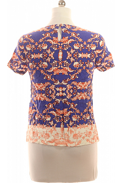 Marks & Spencer Dámská halenka s krátkým rukávem a potiskem modrá květinová Velikost EU 38 | Marks & Spencer | obrázek 3