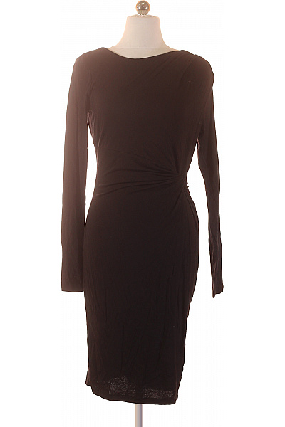 InWear Dámské černé šaty s dlouhým rukávem elegantní koktejlové Vel. XS | InWear | obrázek 2