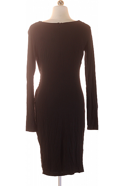InWear Dámské černé šaty s dlouhým rukávem elegantní koktejlové Vel. XS | InWear | obrázek 3