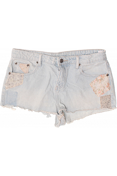 Topshop Dámské džínové kraťasy s kapsami květinové krátké volnočasové Velikost EU 40 | Topshop | obrázek 2