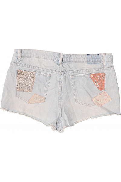 Topshop Dámské džínové kraťasy s kapsami květinové krátké volnočasové Velikost EU 40 | Topshop | obrázek 3
