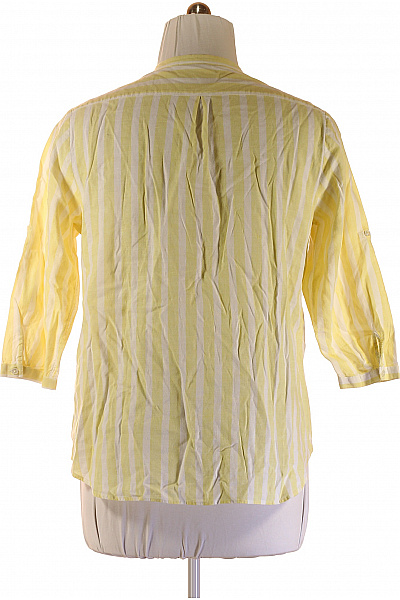 ETERNA Dámská pruhovaná košile se stojáčkem ležérní žlutá Velikost EU 46 | ETERNA | obrázek 3