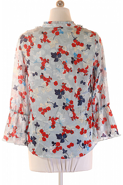 ZARA Dámská halenka s dlouhým rukávem a volánky květinová Vel. XS | ZARA | obrázek 3