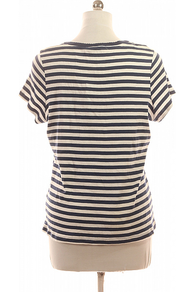 Marks & Spencer Dámské tričko s krátkým rukávem pruhované basic Vel. UK 22 | Marks & Spencer | obrázek 3