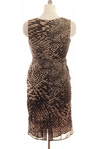 InWear Hedvábné šaty bez rukávů zvířecí vzor elegantní midi Vel. EU 38 | InWear | obrázek 3