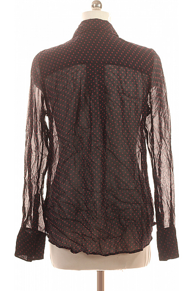 HUNKYDORY Dámská viskózová košile s dlouhým rukávem puntíkovaná průhledná Velikost EU M | HUNKYDORY | obrázek 3