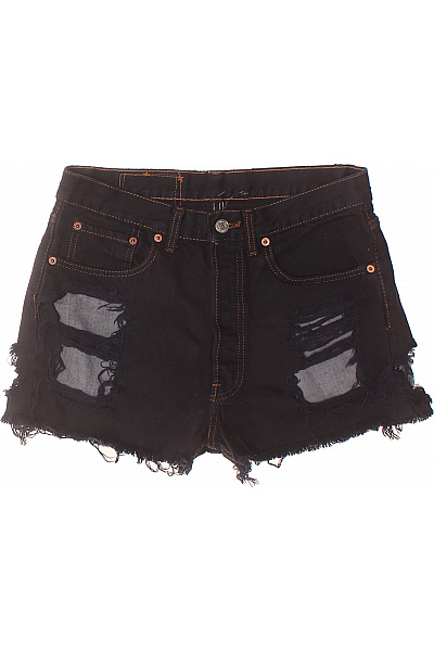 LEVIS Dámské černé džínové kraťasy mini vintage Vel. S | LEVIS | obrázek 2