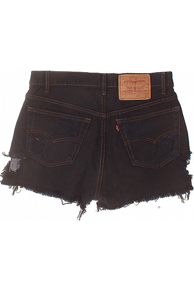 LEVIS Dámské černé džínové kraťasy mini vintage Vel. S | LEVIS | obrázek 3