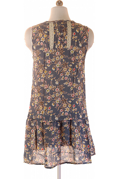 River Island šaty bez rukávů květované krajkové letní volnočasové retro Velikost 36 | River Island | obrázek 3