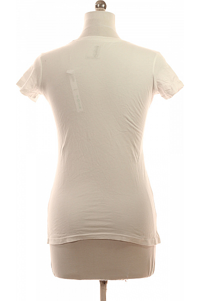 BURTON dámské tričko s krátkým rukávem a potiskem bílé bavlněné basic Velikost EU S | BURTON | obrázek 3