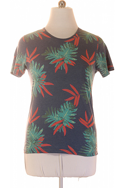 JACK & JONES Pánské Tričko S Krátkým Rukávem A Květinovým Vzorem Vel. M