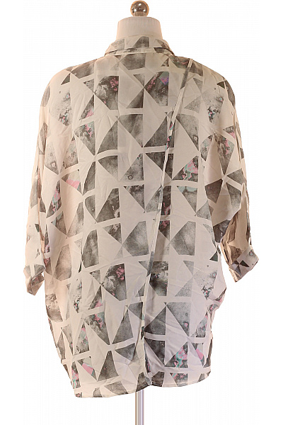 River Island Dámská košile s krátkým rukávem vzorovaná asymetrická ležérní Velikost EU 32 | River Island | obrázek 2