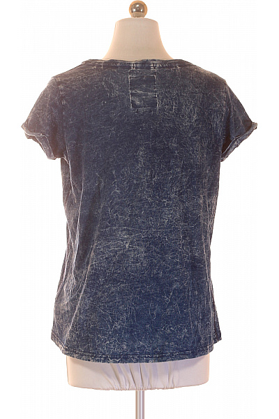 SUPERDRY Dámské tričko s krátkým rukávem a potiskem modré Velikost EU XS | SUPERDRY | obrázek 3