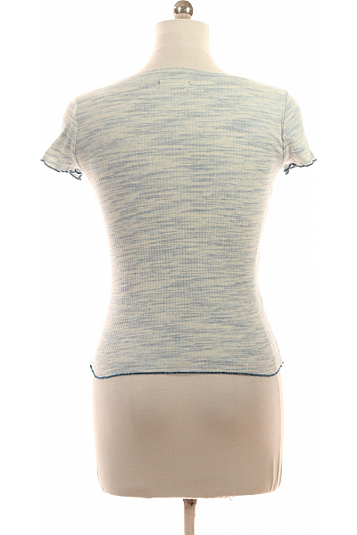 Hollister Dámské tričko s krátkým rukávem modré melírované Velikost EU M | Hollister | obrázek 3