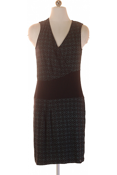 ZERGATIK šaty zavinovací bez rukávů letní volnočasové černé Vel. 4 | ZERGATIK | obrázek 2