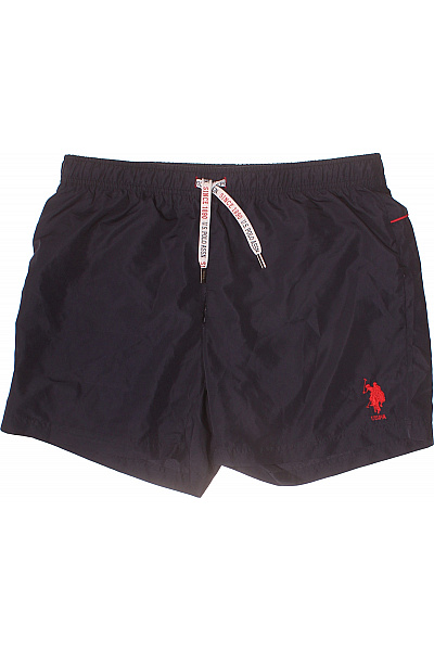 U.S.POLO ASSN. Pánské Kraťasy Modré Volnočasové Sportovní Plážové Vel. XL