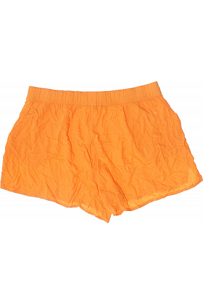 Monki Dámské kraťasy oranžové volnočasové krátké s gumou v pase Vel. XL | Monki | obrázek 2