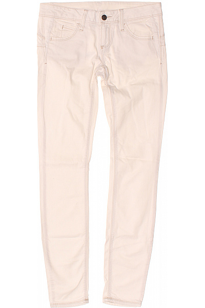 Dámské Džíny Skinny Bílé Velikost 25