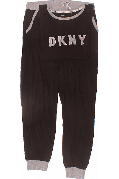 Donna Karan Dámské bavlněné pyžamo černé s logem Velikost L | Donna Karan | obrázek 2