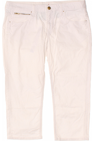 TOMMY HILFIGER Dámské bavlněné kraťasy bílé s kapsami a zipem volnočasové tříčtvrteční Velikost 31 | TOMMY HILFIGER | obrázek 2