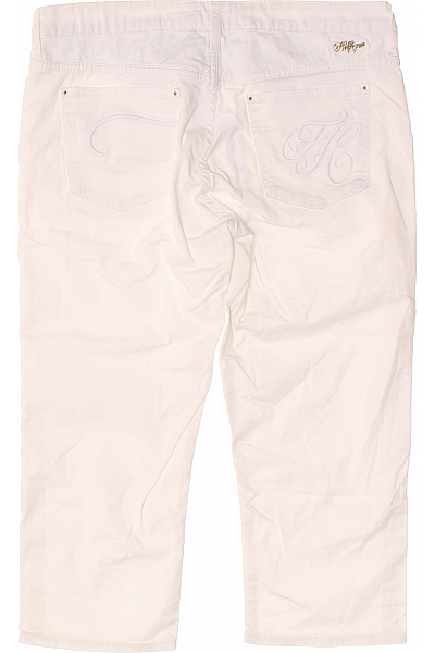 TOMMY HILFIGER Dámské bavlněné kraťasy bílé s kapsami a zipem volnočasové tříčtvrteční Velikost 31 | TOMMY HILFIGER | obrázek 3