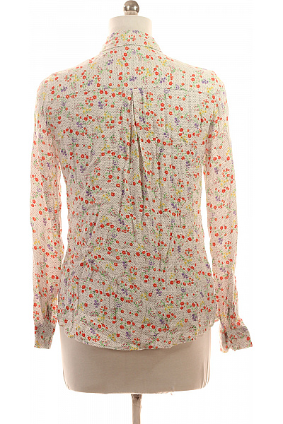 Marks & Spencer Dámská košile s dlouhým rukávem květinová puntíkovaná ležérní Vel. 40 | Marks & Spencer | obrázek 3