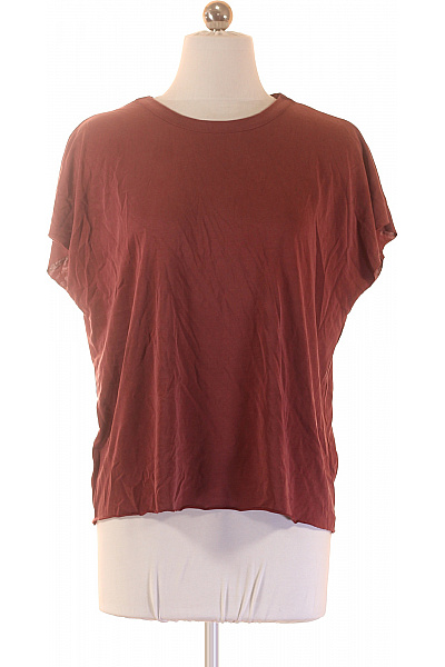 MANGO Dámské tričko s krátkým rukávem červené basic Velikost XS] | MANGO | obrázek 2