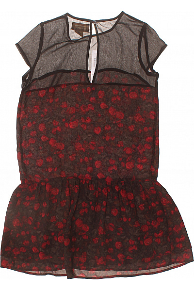 Ralph Lauren šaty krátký rukáv květované šifonové volnočasové letní Vel. XS | Ralph Lauren | obrázek 2