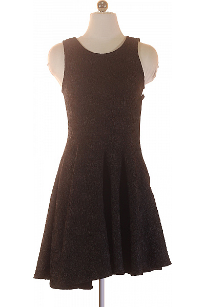 River Island šaty bez rukávů černé krajkové koktejlové Vel. 34 | River Island | obrázek 2