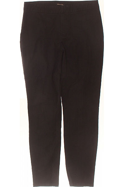 massimo dutti Dámské elegantní dlouhé černé kalhoty volnočasové rovné Vel. 40 | massimo dutti | obrázek 2